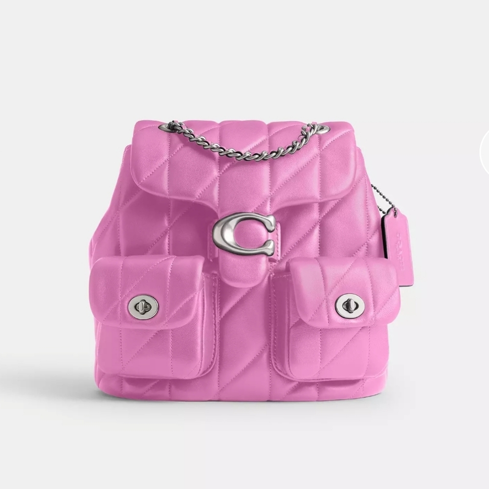Coach Pink Tabby Backpack - Picture 2 of 4
